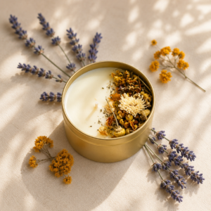 Classic natural soy wax candle